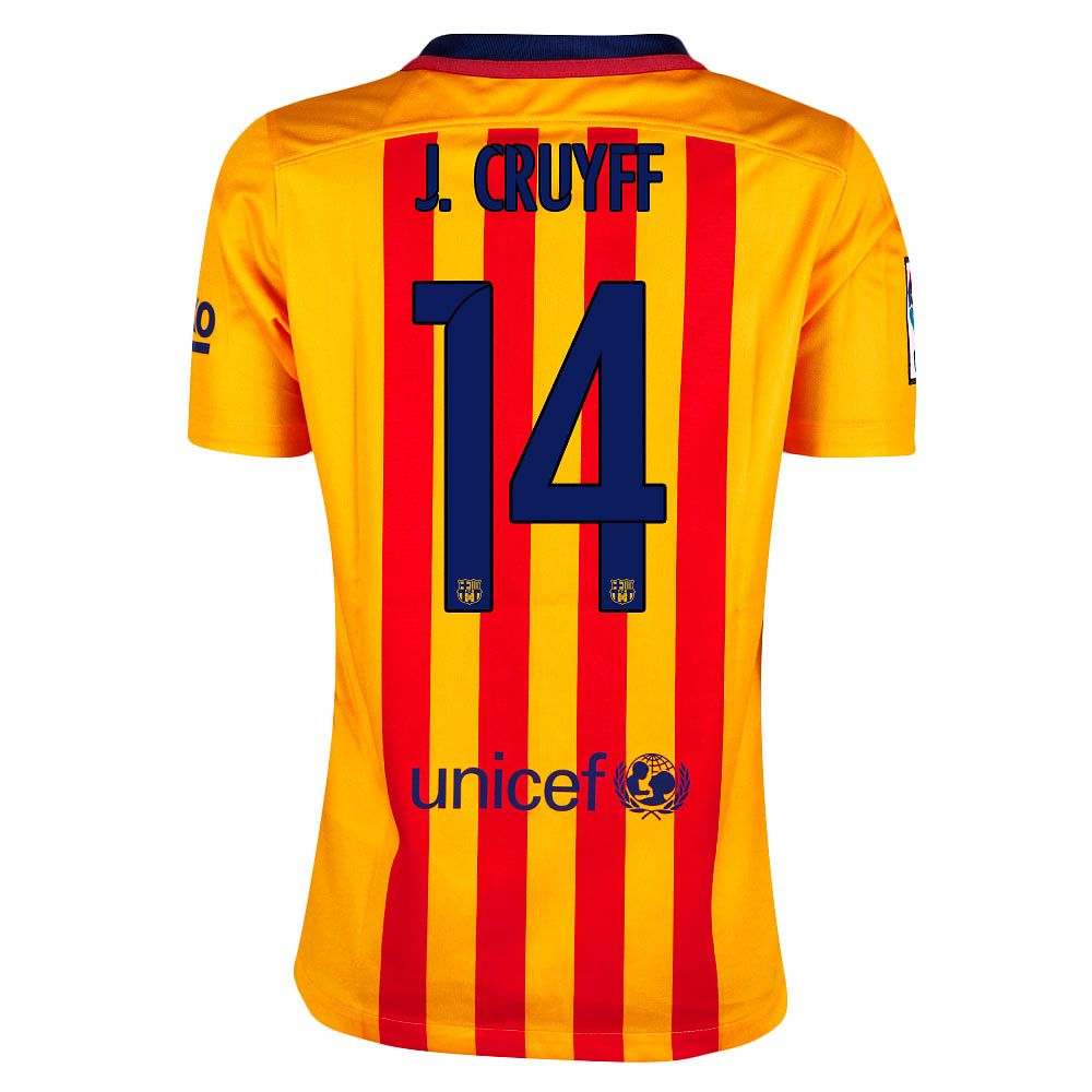 Camiseta 2ª FC Barcelona 2015/2016 Cruyff Stadium Junior - Fútbol Factory