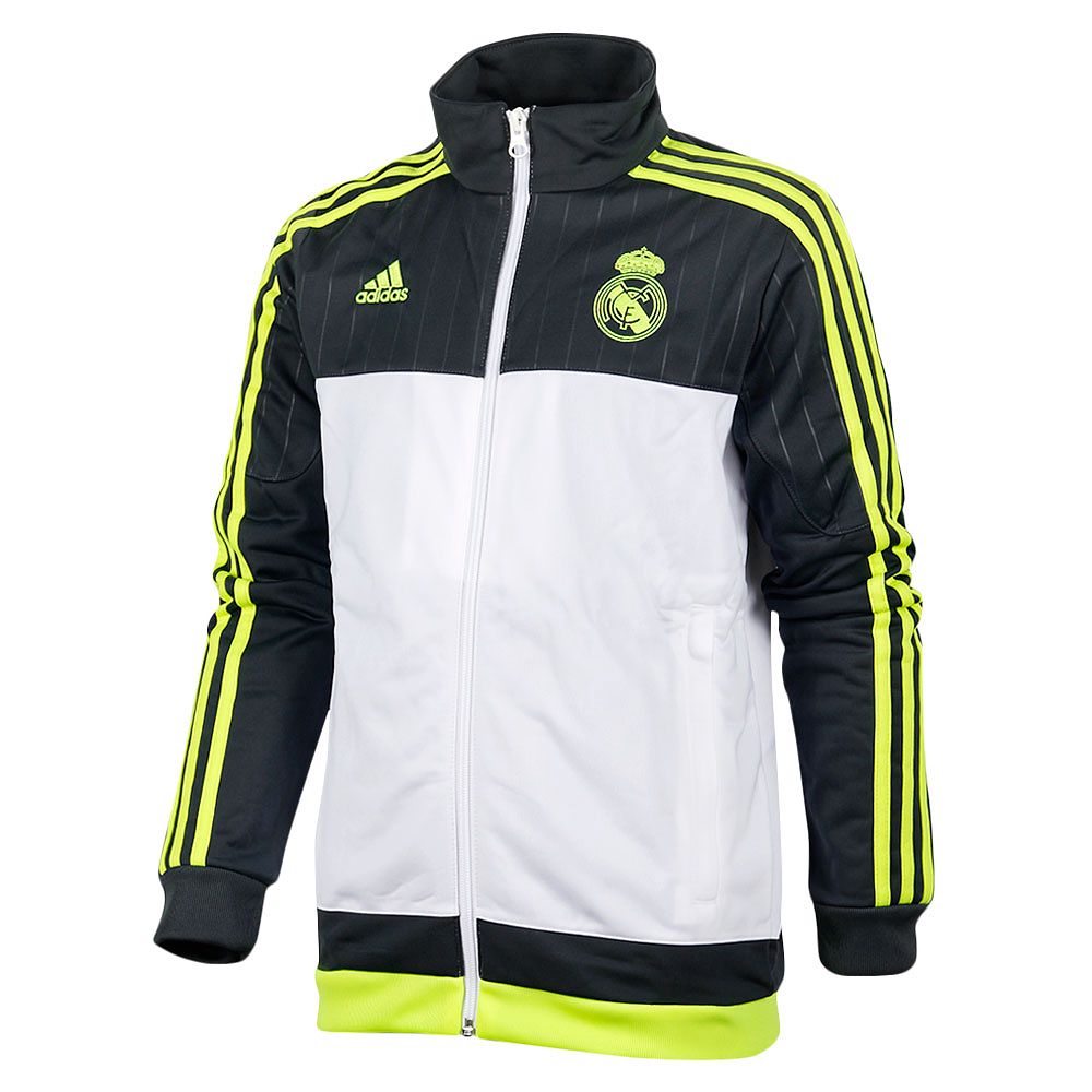 Chándal Training Real Madrid 2015/2016 Junior Gris Blanco - Fútbol Factory