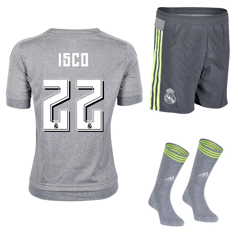 Conjunto 2ª Real Madrid 2015/2016 Isco Junior - Fútbol Factory