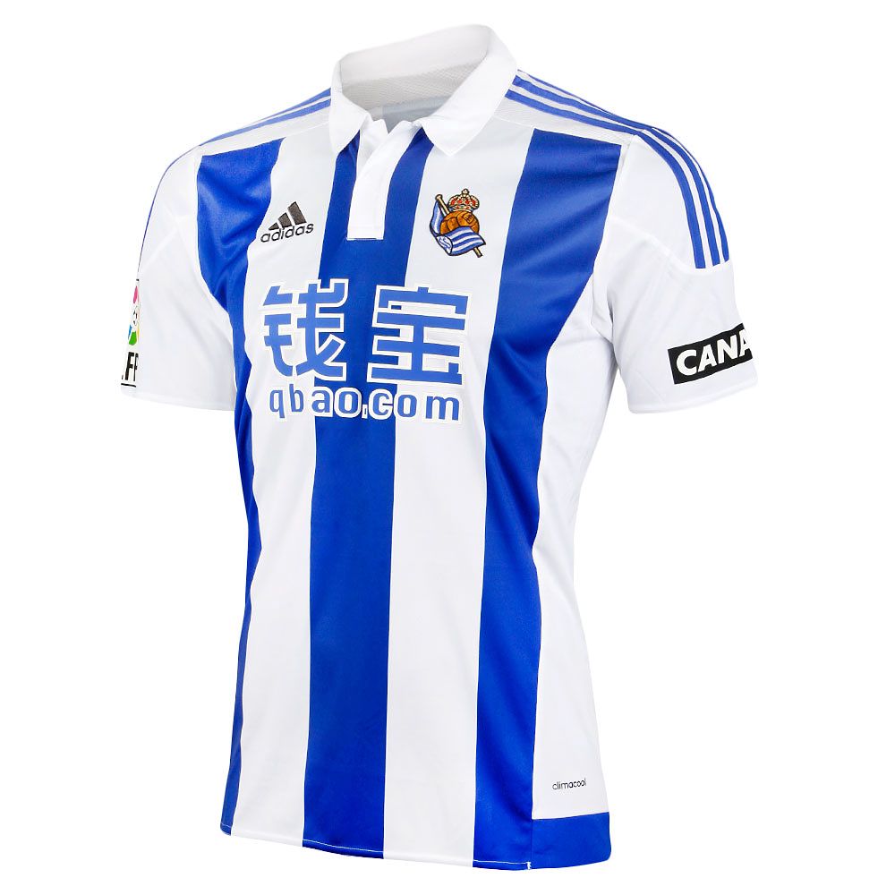 Camiseta 1ª Real Sociedad 2015/2016 Blanco  - Fútbol Factory