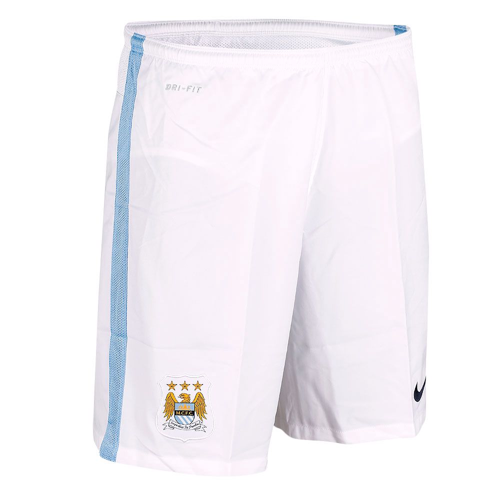 Pantalón 1ª Manchester City 2015/2016 Blanco - Fútbol Factory