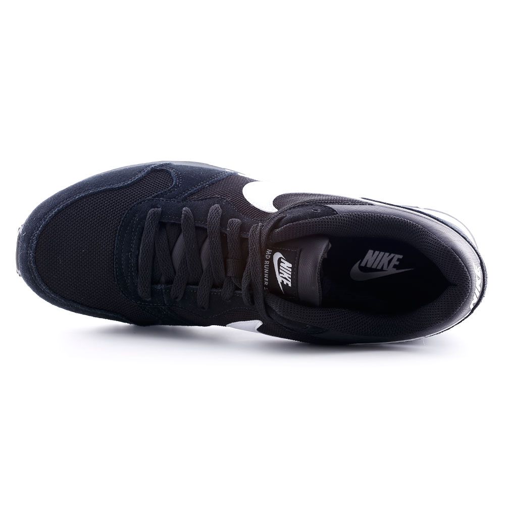 Zapatillas MD Runner Negro Blanco - Fútbol Factory