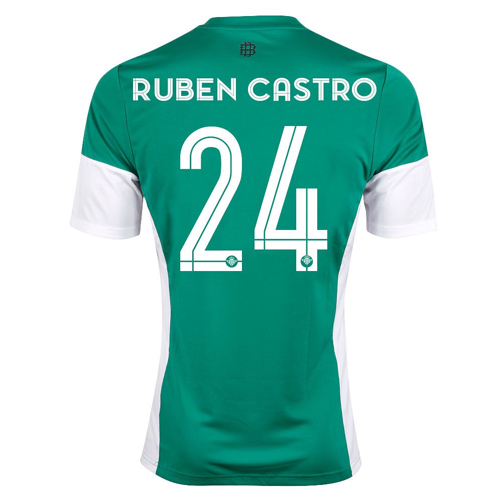 Camiseta 1ª Betis 2015/2016 Ruben Castro Verde Blanco - Fútbol Factory