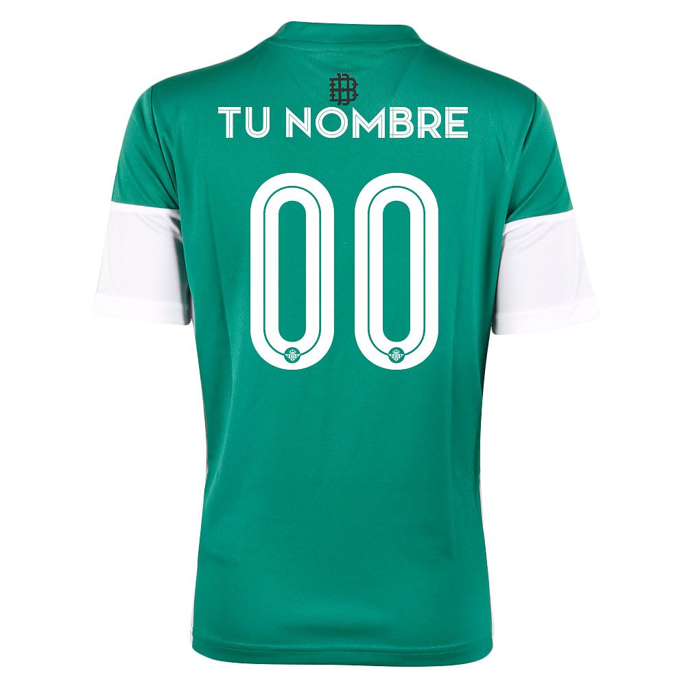Camiseta 1ª Real Betis 2015/2016 Personalizado Junior Verde Blanco - Fútbol Factory
