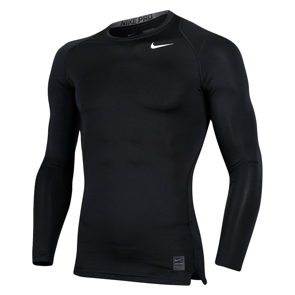 Camiseta Cool Comp LS Nike Pro Negro - Fútbol Factory