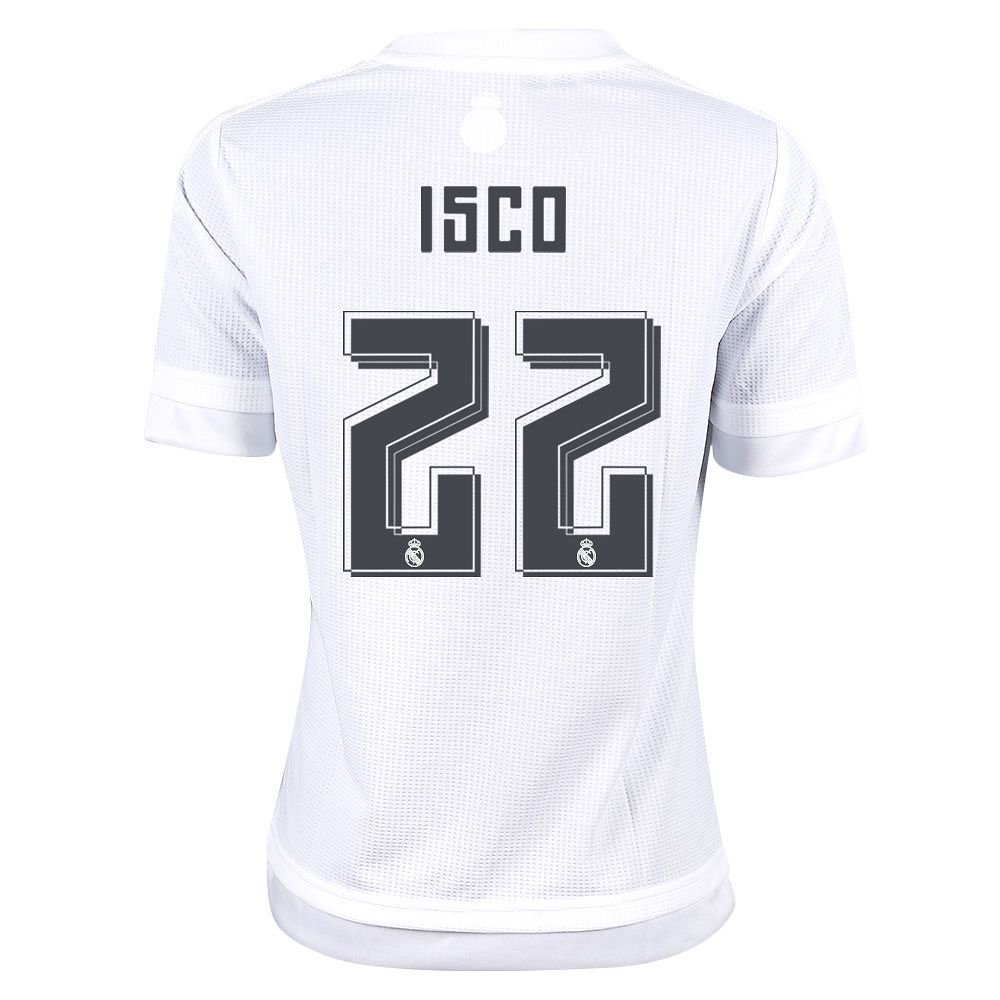 Camiseta 1ª Real Madrid 2015/2016 Isco UCL Junior - Fútbol Factory