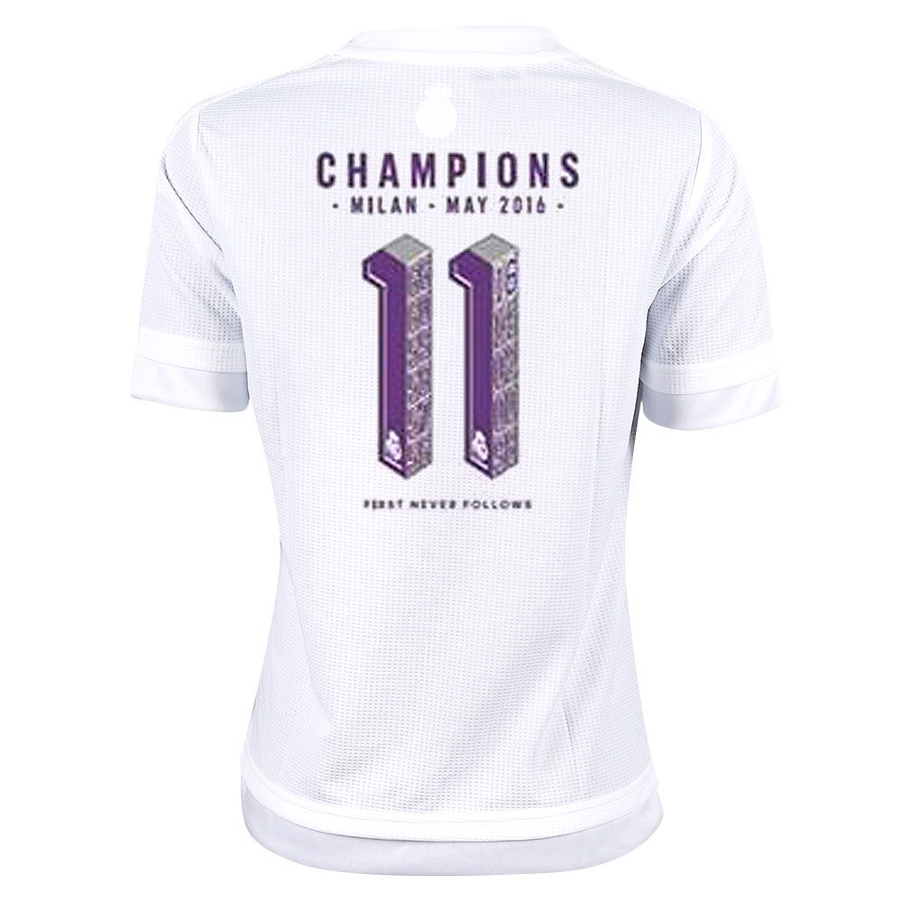 Camiseta 1ª Real Madrid 2015/2016 UCL Campeón Junior Undécima - Fútbol Factory