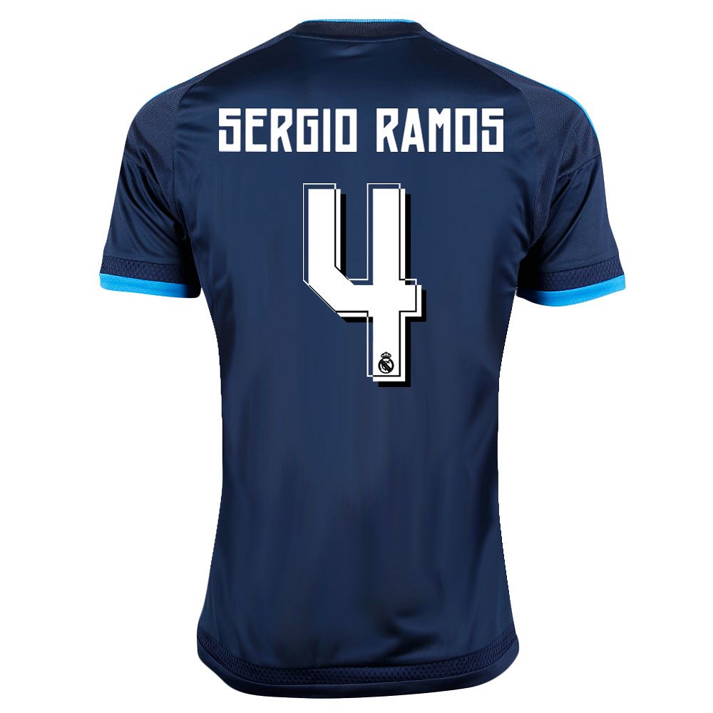 Camiseta 3ª Real Madrid 2015/2016 Sergio Ramos UCL Azul - Fútbol Factory