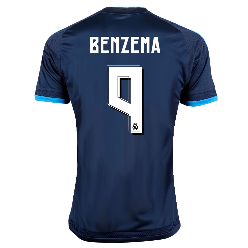 Camiseta 3ª Real Madrid 2015/2016 Benzema UCL Azul - Fútbol Factory