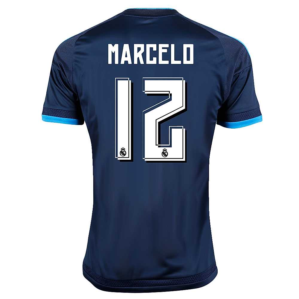 Camiseta 3ª Real Madrid 2015/2016 Marcelo UCL Azul - Fútbol Factory