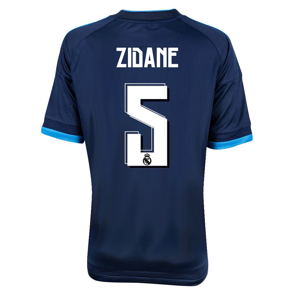 Camiseta 3ª Real Madrid 2015/2016 Zidane UCL Junior Azul - Fútbol Factory