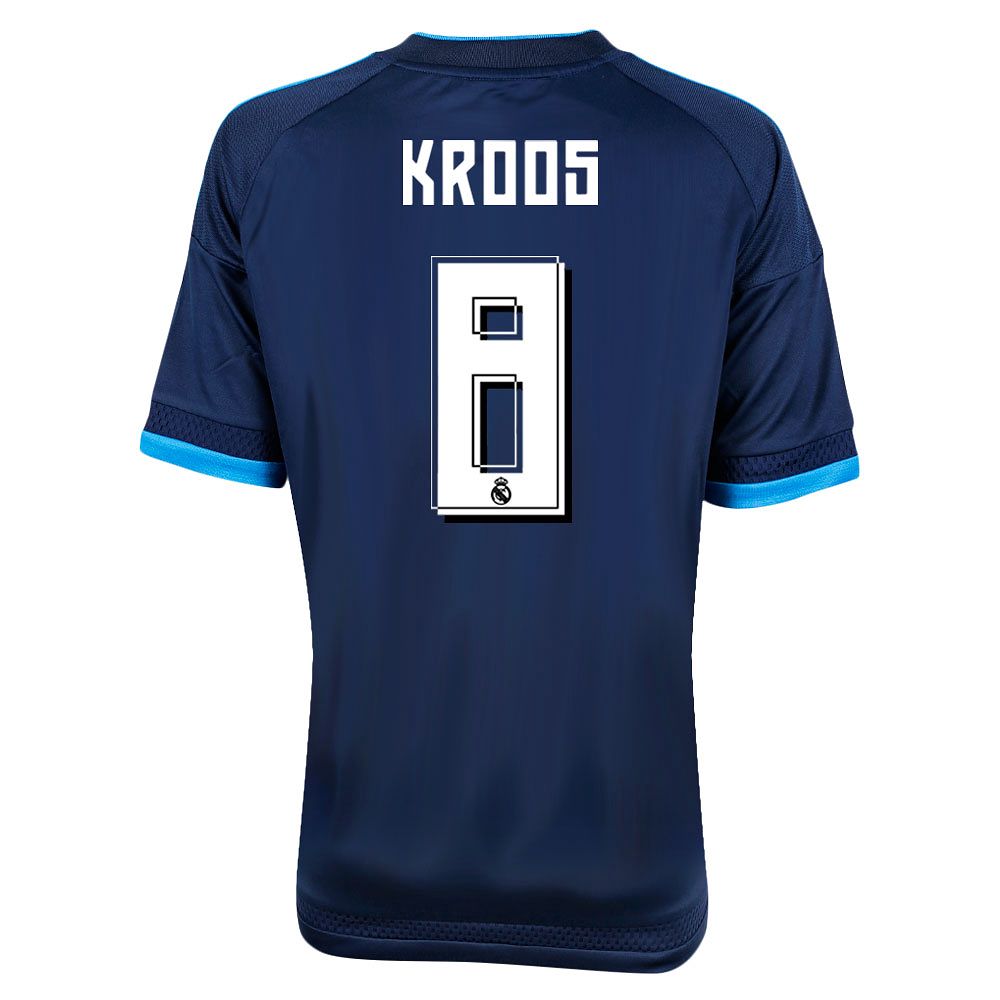 Camiseta 3ª Real Madrid 2015/2016 Kroos UCL Junior Azul - Fútbol Factory