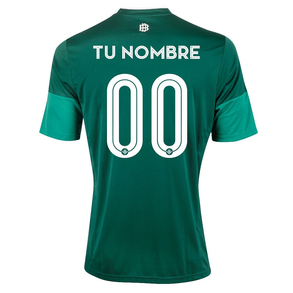 Camiseta 2ª Real Betis 2015/2016 Personalizado Verde Negro - Fútbol Factory
