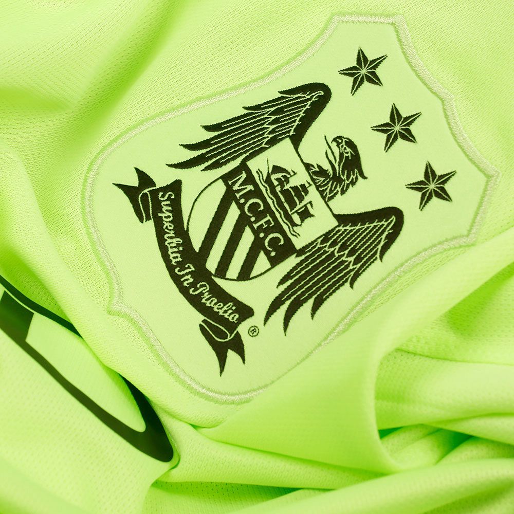 Camiseta 3ª Manchester City 2015/2016 UCL Verde - Fútbol Factory