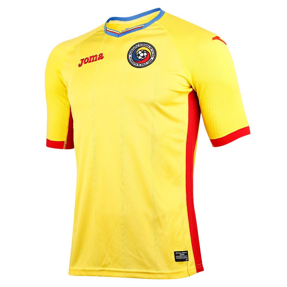 Camiseta 1ª Rumania Eurocopa 2016 Amarillo - Fútbol Factory