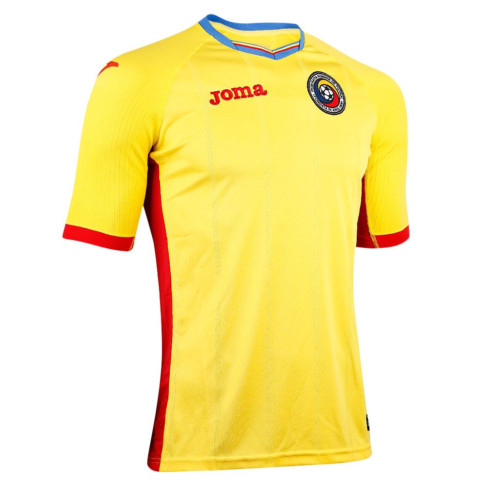 Camiseta 1ª Rumania Eurocopa 2016 Amarillo - Fútbol Factory