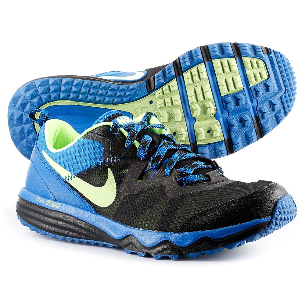 Zapatillas de Running Dual Fusion Trail Negro  - Fútbol Factory