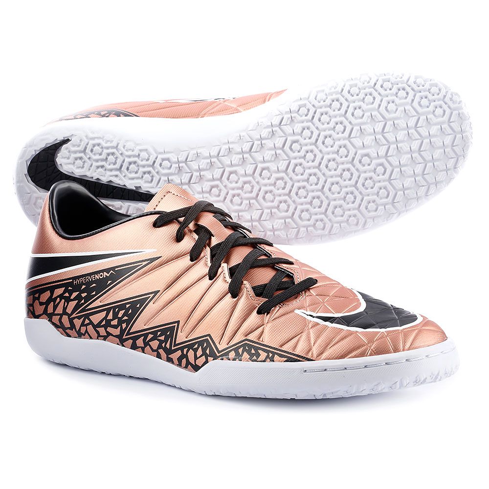 Zapatillas de Fútbol Sala Hypervenom Phelon II IC Bronce - Fútbol Factory