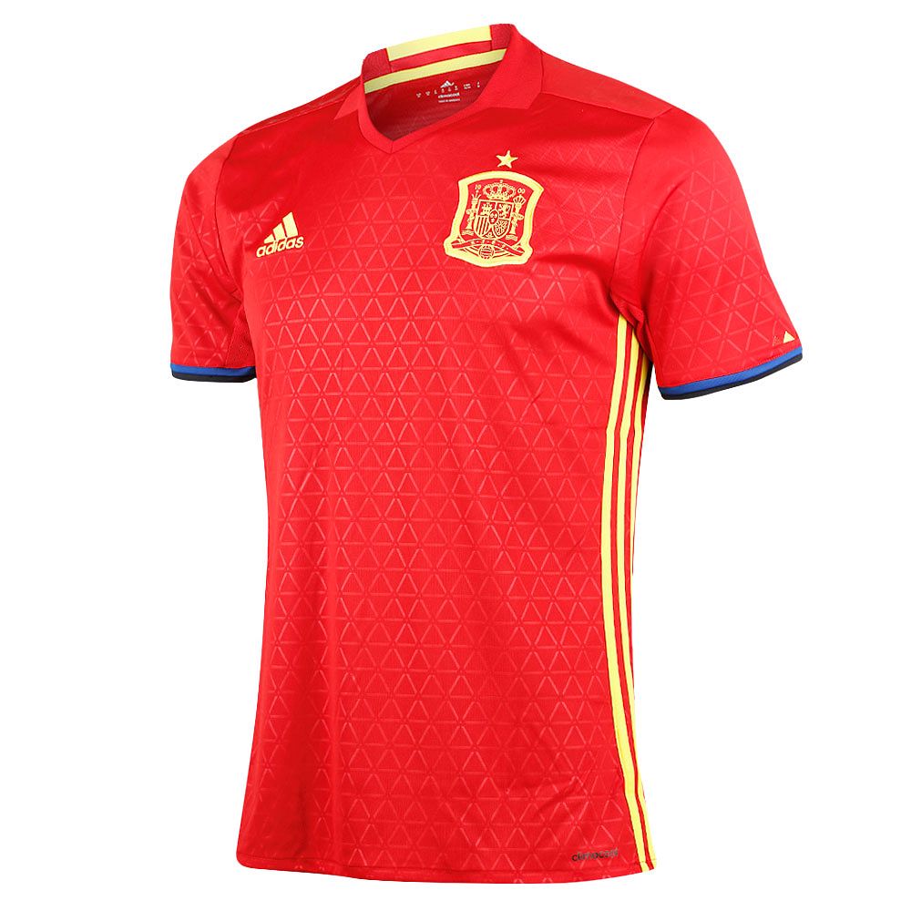 Camiseta 1ª España Eurocopa 2016 Rojo - Fútbol Factory