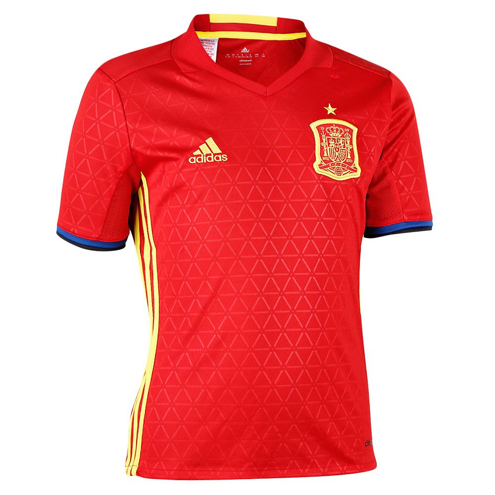 Conjunto 1ª España Eurocopa 2016 Junior Rojo - Fútbol Factory