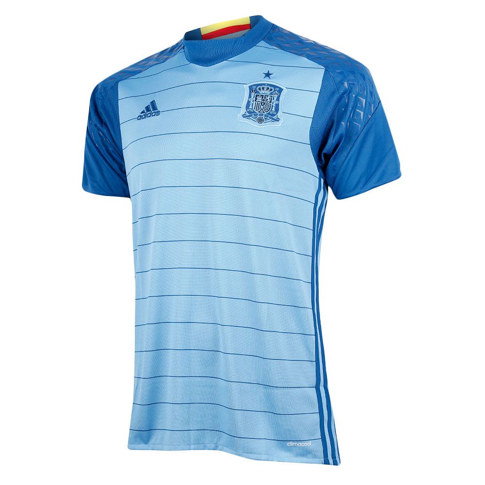 Camiseta 1ª España Eurocopa 2016 Portero Azul - Fútbol Factory