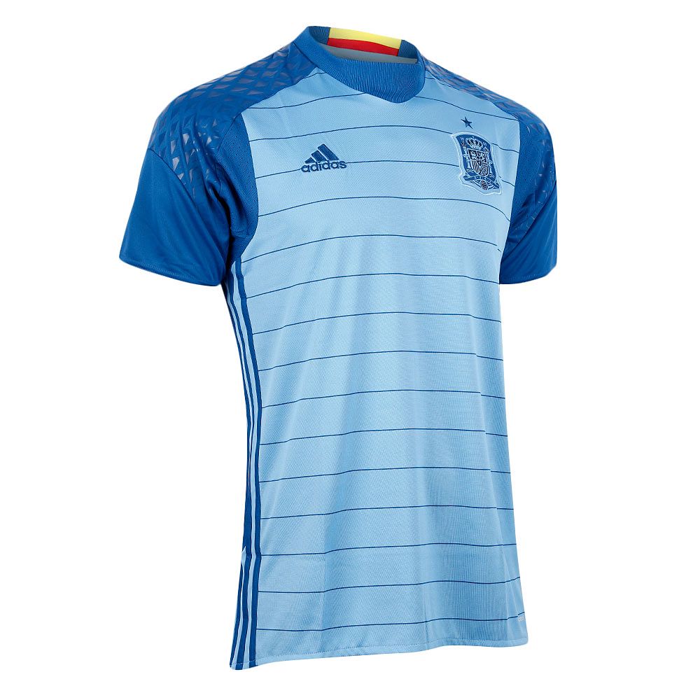 Camiseta 1ª España Eurocopa 2016 Portero Azul - Fútbol Factory