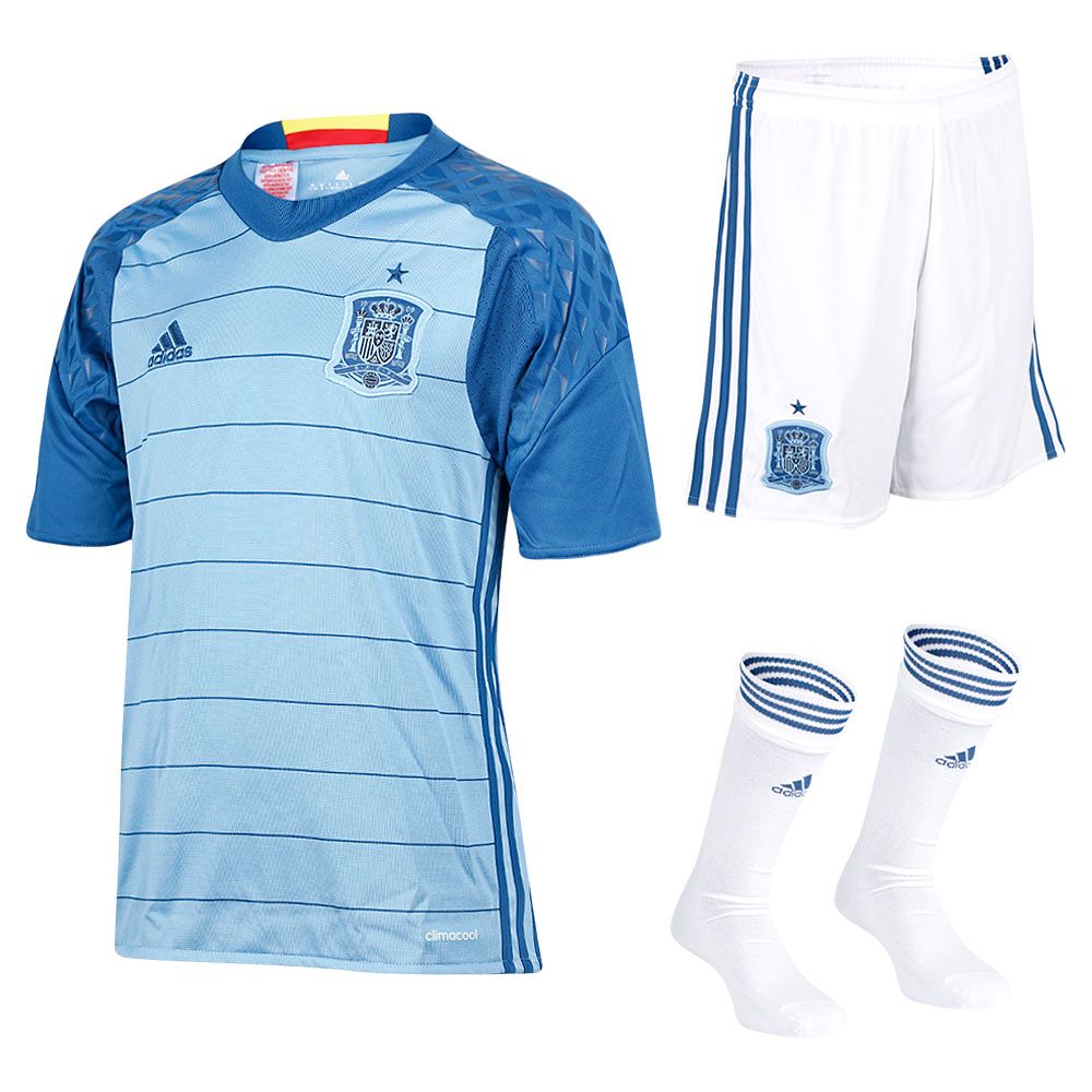 Conjunto 1ª España Eurocopa 2016 Portero Junior Azul - Fútbol Factory