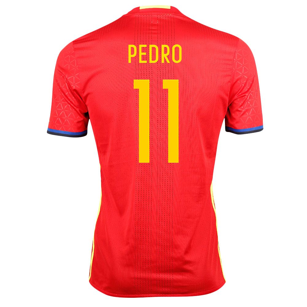 Camiseta 1ª España Eurocopa 2016 Authentique Pedro Rojo - Fútbol Factory
