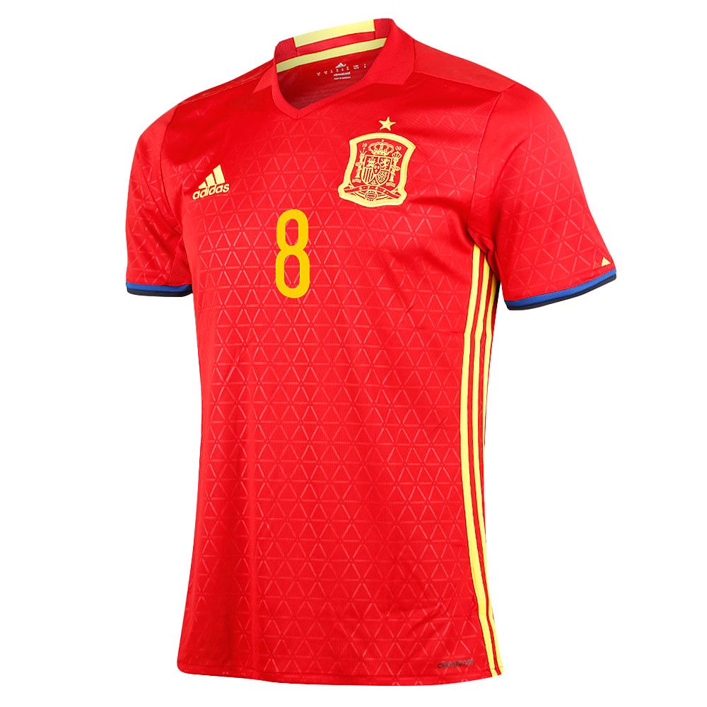 Camiseta 1ª España Eurocopa 2016 Koke Rojo - Fútbol Factory