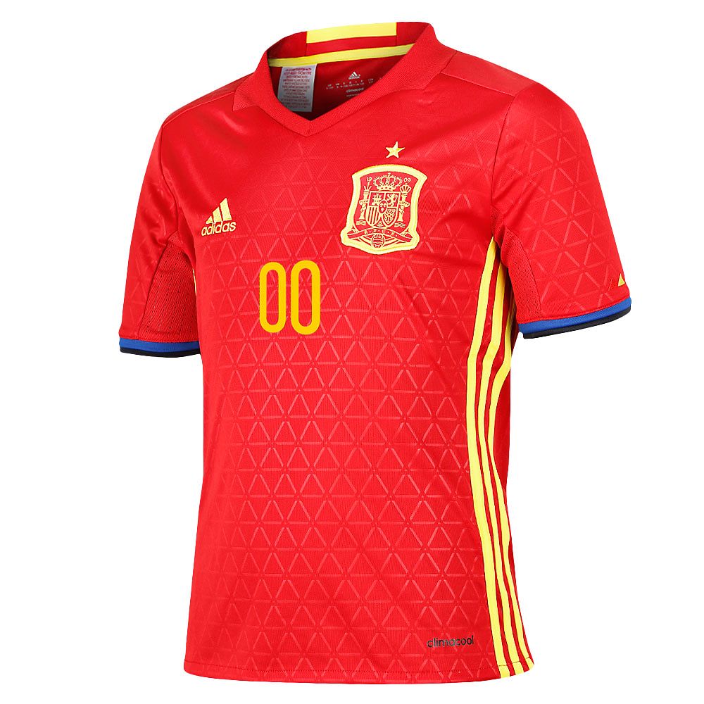 Camiseta 1ª España Eurocopa 2016 Personalizado Junior Rojo - Fútbol Factory