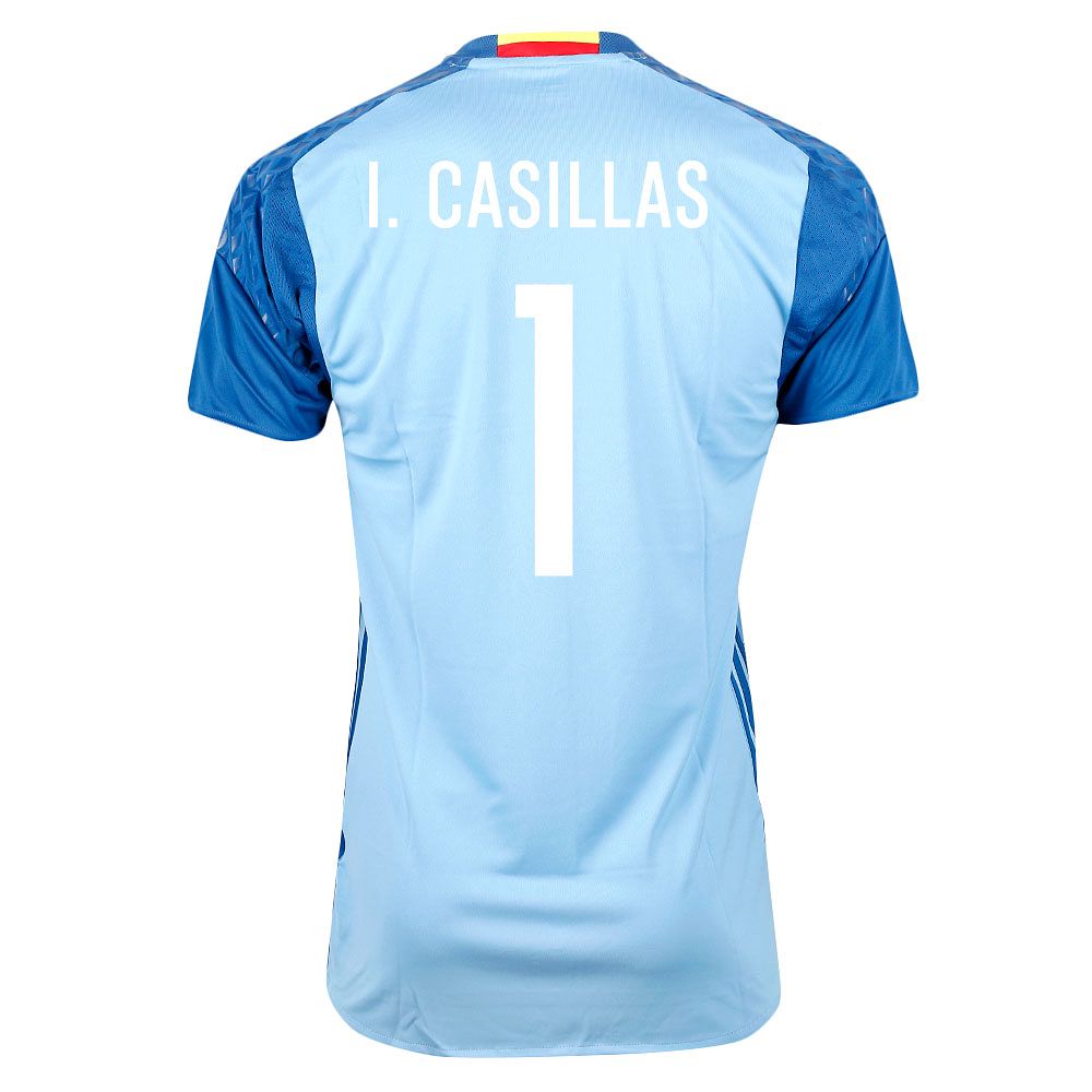 Camiseta 1ª España Eurocopa 2016 Casillas Portero Azul - Fútbol Factory