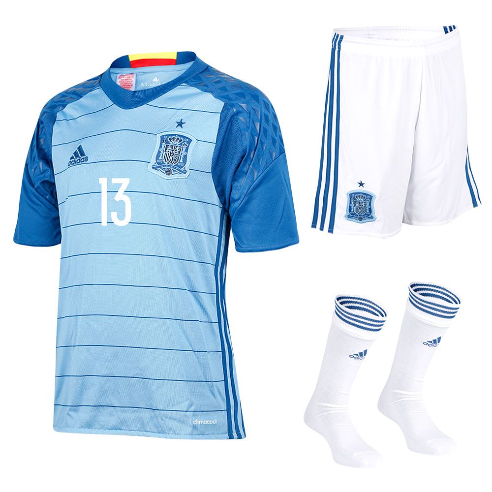 Conjunto 1ª España Eurocopa 2016 De Gea Portero Junior Azul - Fútbol Factory