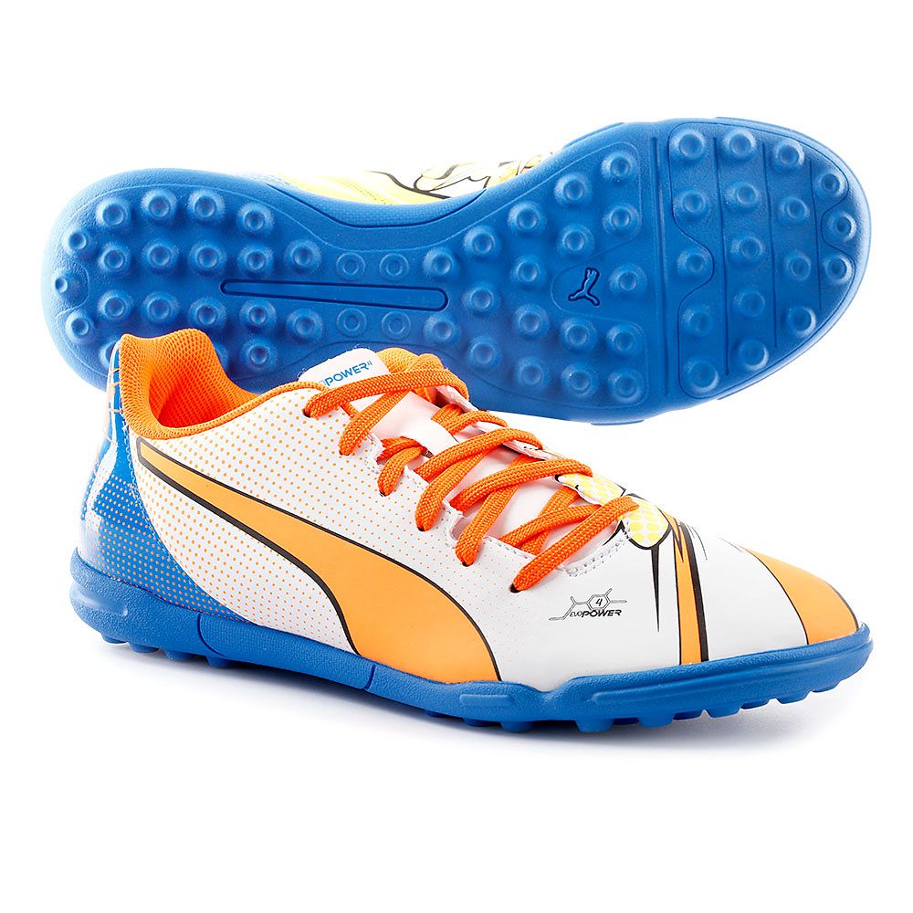 Botas de fútbol evoPOWER 4.2 POP Multitaco Junior Blanco - Fútbol Factory