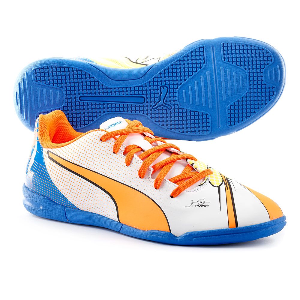 Zapatillas de fútbol evoPOWER 4.2 Pow! IC Junior Blanco - Fútbol Factory