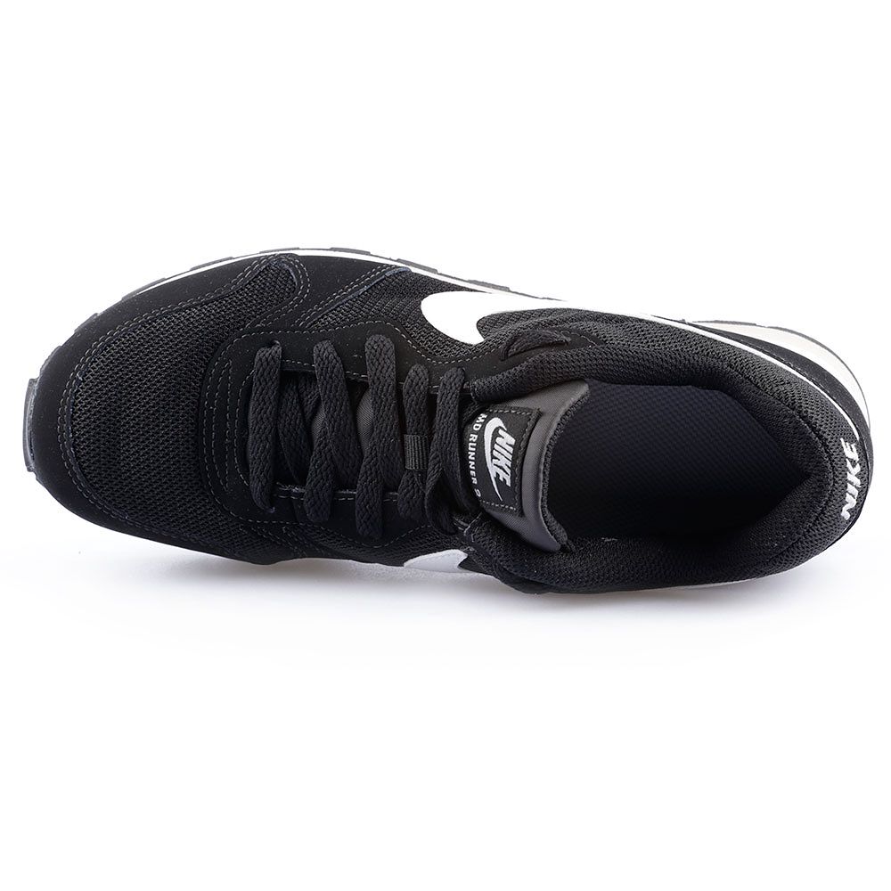 Zapatillas MD Runner 2 Junior Negro Blanco - Fútbol Factory