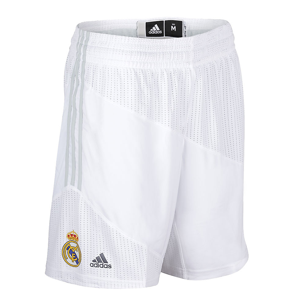 Pantalón 1ª Real Madrid Baloncesto 2015/2016 Blanco - Fútbol Factory
