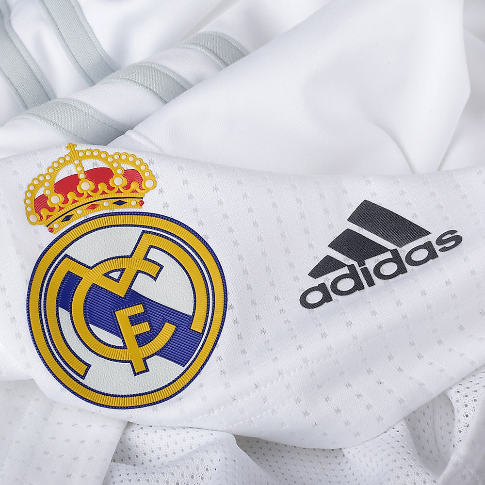 Pantalón 1ª Real Madrid Baloncesto 2015/2016 Blanco - Fútbol Factory