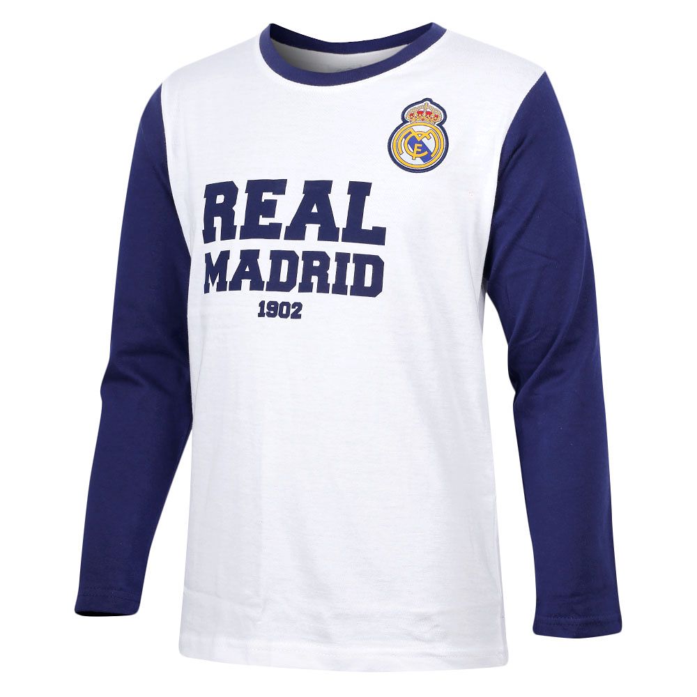 Pijama Real Madrid Largo Junior Blanco - Fútbol Factory