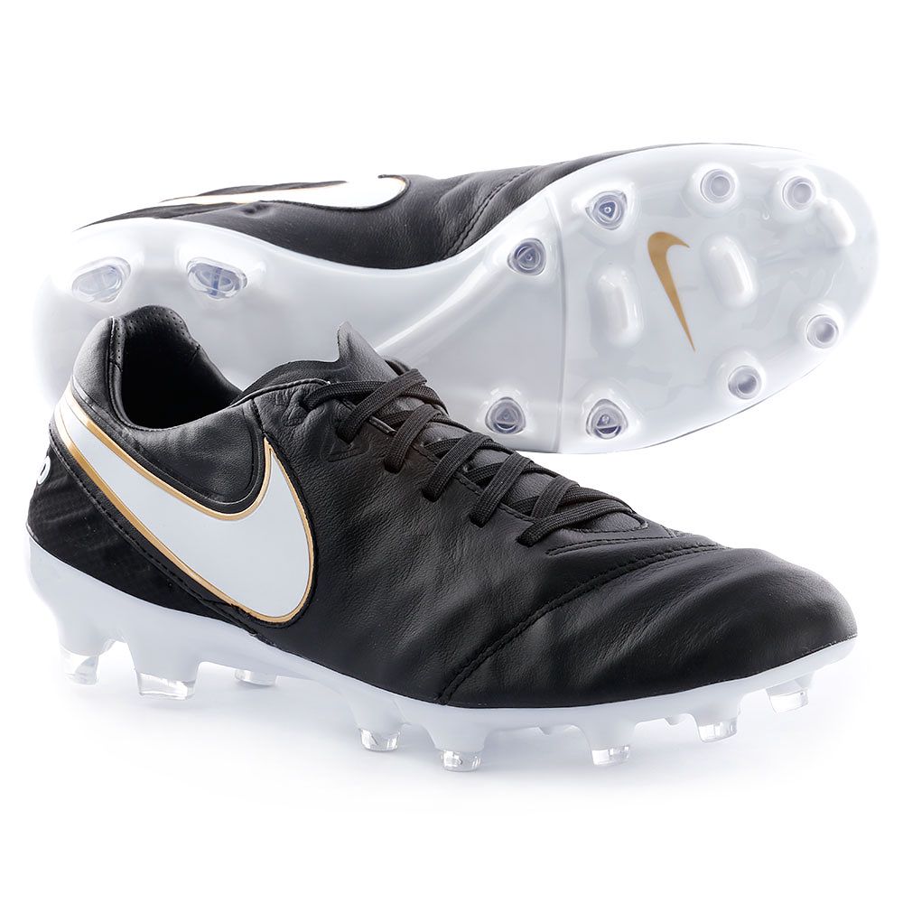 Botas de fútbol Tiempo Legacy II FG Negro - Fútbol Factory