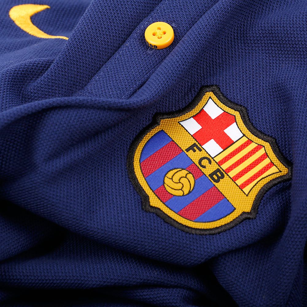 Polo FC Barcelona 2015/2016 Azul Amarillo - Fútbol Factory