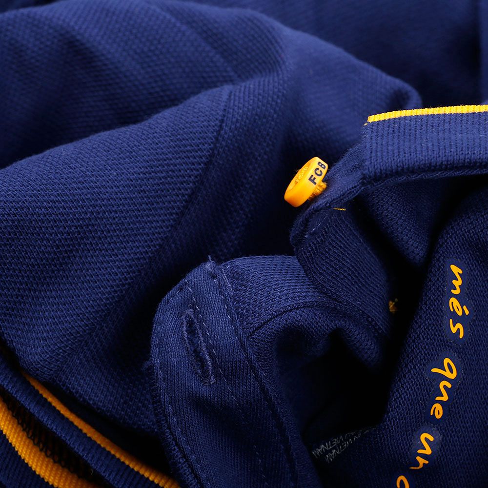 Polo FC Barcelona 2015/2016 Azul Amarillo - Fútbol Factory