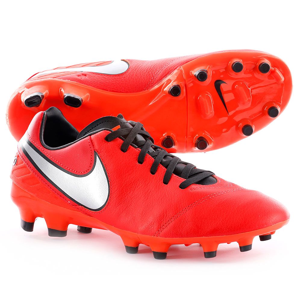 Botas de fútbol Tiempo Mystic V FG Rojo - Fútbol Factory