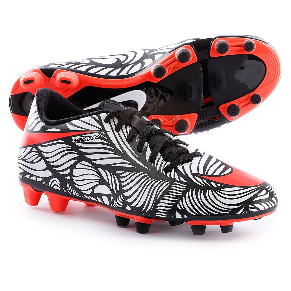Botas de fútbol Hypervenom Phade II FG Negro  - Fútbol Factory