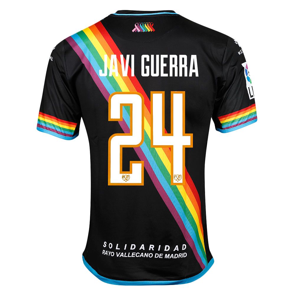 Camiseta 2ª Rayo Vallecano 2015/2016 Javi Guerra Negro - Fútbol Factory