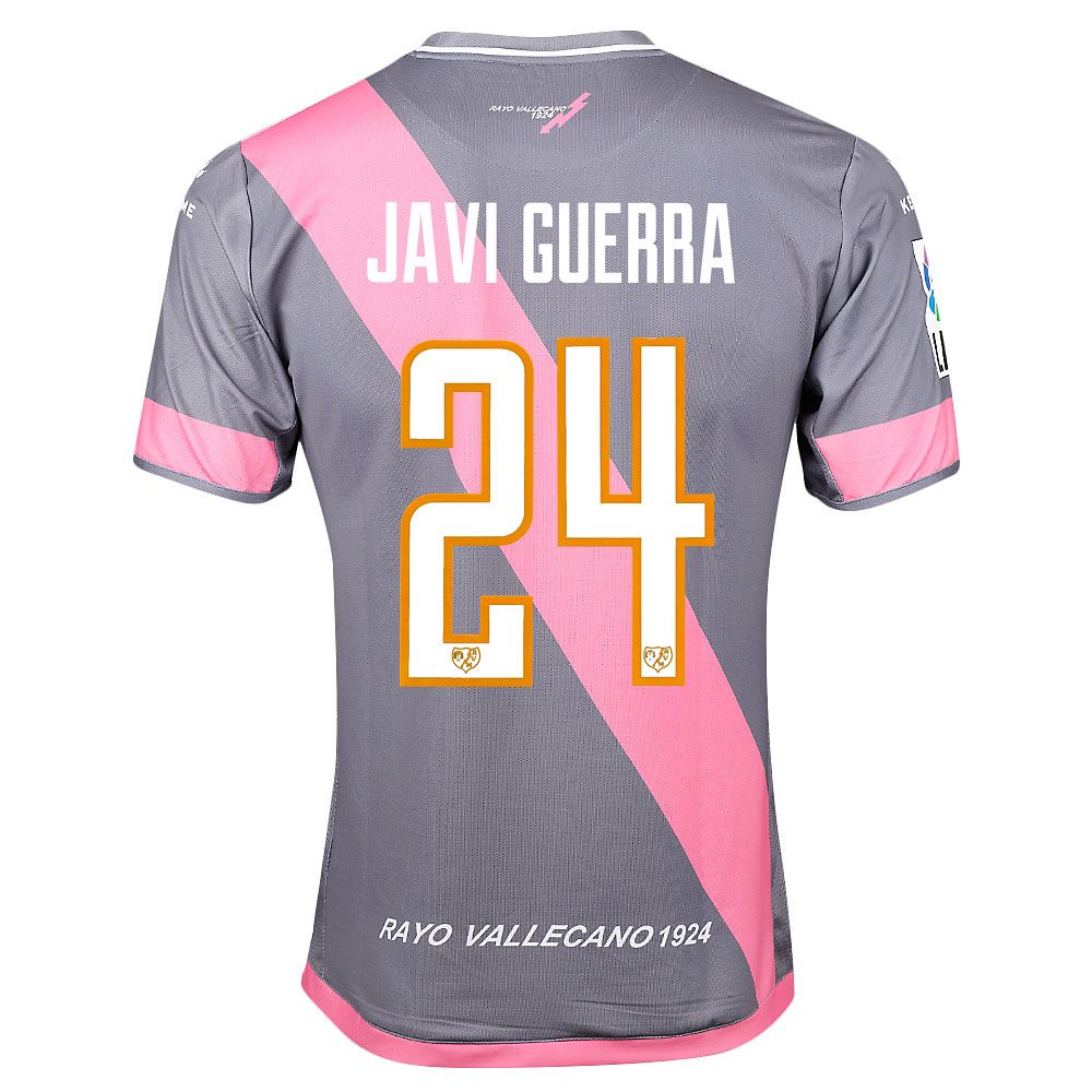 Camiseta 3ª Rayo Vallecano 2015/2016 Javi Guerra Gris - Fútbol Factory