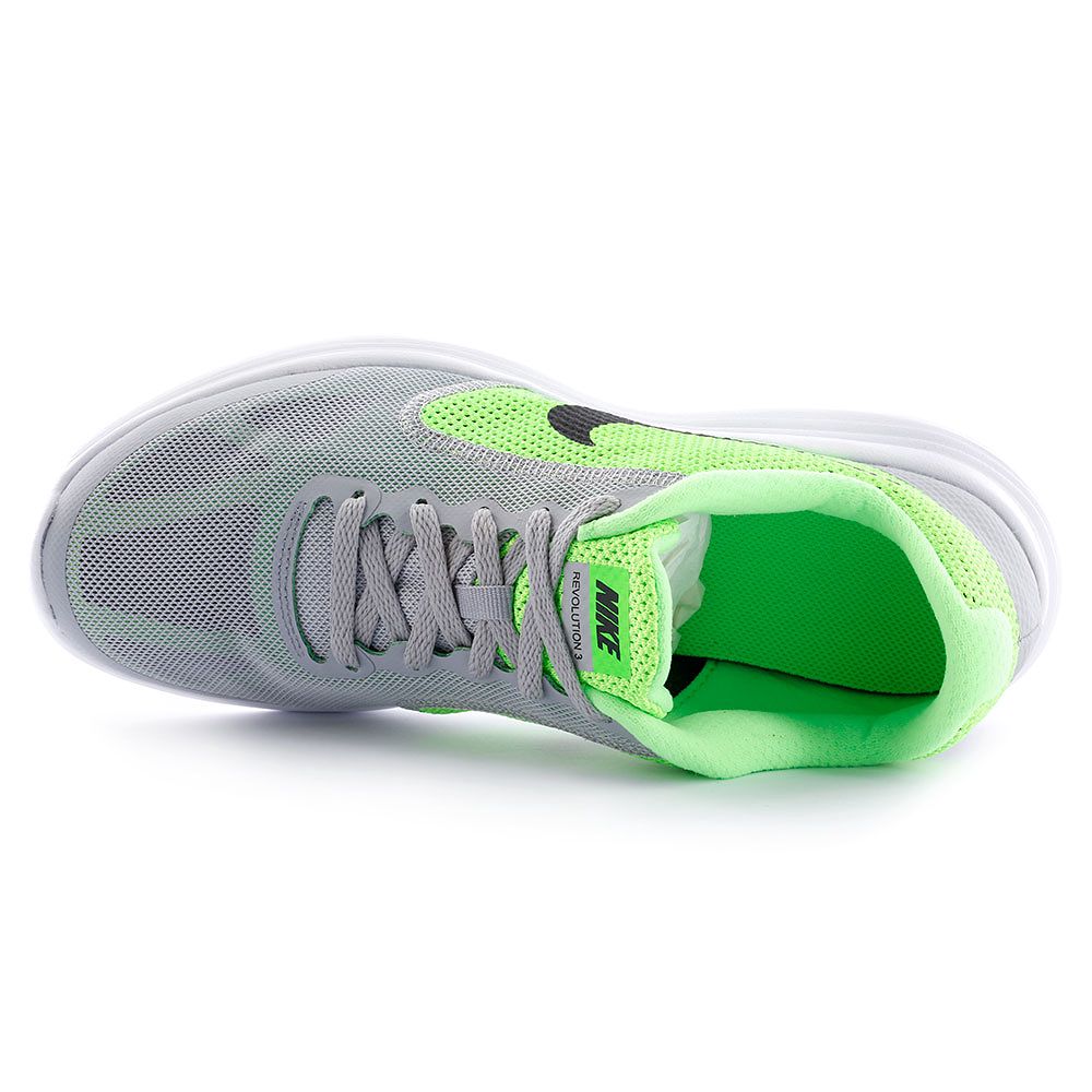 Zapatillas de Running Revolution 3 Junior Verde - Fútbol Factory