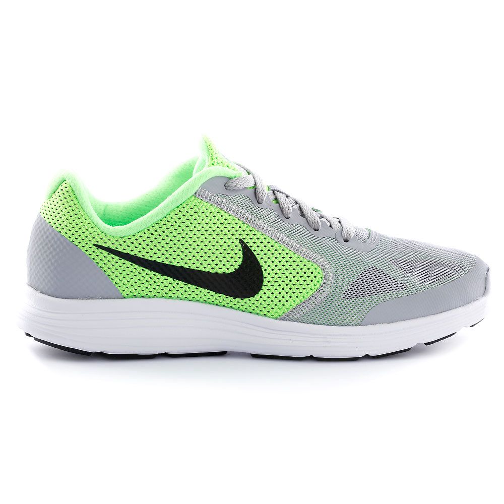 Zapatillas de Running Revolution 3 Junior Verde - Fútbol Factory