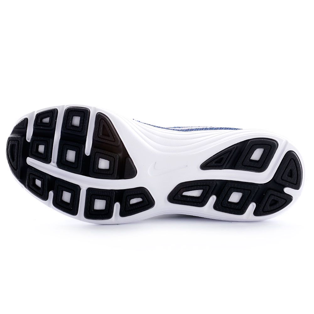 Zapatillas de Running Revolution 3 Junior Velcro Marino Gris - Fútbol Factory