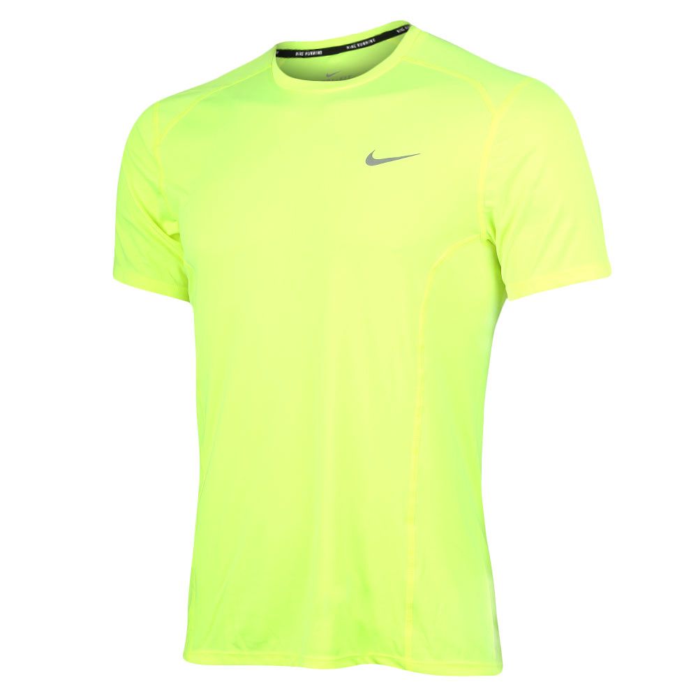 Camiseta Running Dri-Fit Miler Amarillo - Fútbol Factory