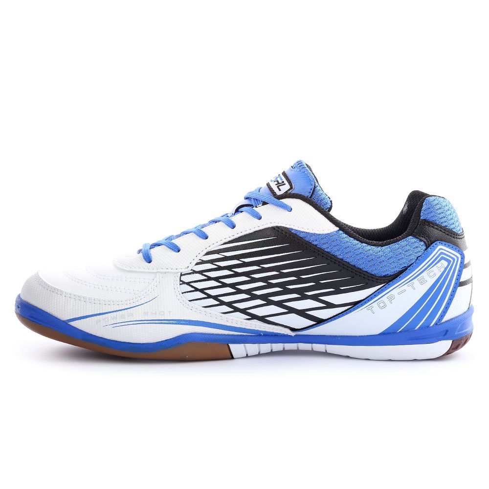Zapatillas de Fútbol Sala Tacto 500 ID Blanco Azul - Fútbol Factory
